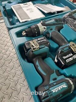 Makita XT263M 18-Volt 4.0Ah 2-Tool Impact Driver and Drill Driver Combo OFS