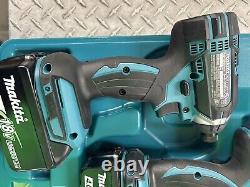 Makita XT263M 18-Volt 4.0Ah 2-Tool Impact Driver and Drill Driver Combo OFS