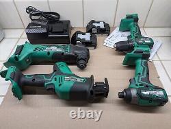 Metabo 18V Combo Kit reciprocating saw multi-tool impact driver drill batteries