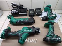 Metabo 18V Combo Kit reciprocating saw multi-tool impact driver drill batteries