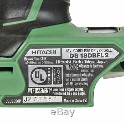 Metabo HPT/Hitachi DS18DBFL2 18V Li-Ion Brushless Drill Driver Bare Tool