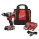 Milwaukee 1/2 In. Compact Drill Driver With 2ah 18v Li-on Battery Charger Tool Bag