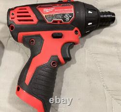 Milwaukee 2401-22 12V Li-Ion Cordless Drill/Driver Kit With Battery & Charger New