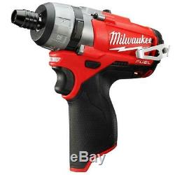 Milwaukee 2402-20 M12 FUEL 12V 1/4 Hex 2-Speed Screwdriver withClip Bare Tool