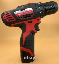 Milwaukee 2407-20 M12 Cordless Drill Driver 1.5CP Battery & Charger Power Tool
