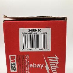 Milwaukee 2455-20 M12 Cordless No-Hub Coupling Drill Driver Tool Only NEW