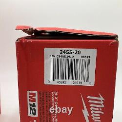 Milwaukee 2455-20 M12 Cordless No-Hub Coupling Drill Driver Tool Only NEW