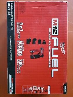 Milwaukee 2505-20 M12 FUEL Installation Drill/Driver 4-in-1 (Tool Only) New! CR