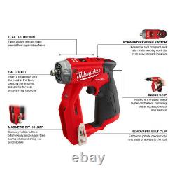 Milwaukee 2505-20 M12 FUEL Installation Drill/Driver with4 Tool Head (Tool Only)