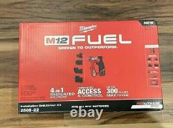 Milwaukee 2505-20 M12 FUEL Installation Drill/Driver withattachments Tool Only