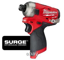 Milwaukee 2551-20 M12 FUELT SURGET 1/4 Hex Hydraulic Driver (Bare Tool)