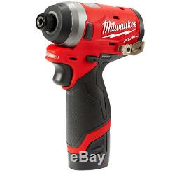 Milwaukee 2598-22 12-Volt 2-Tool Hammer Drill and Impact Driver Combo Kit