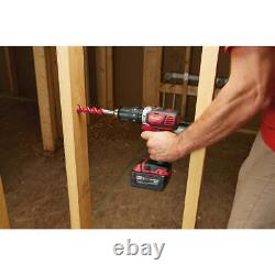 Milwaukee 2607-20 M18 18V Compact 1/2-Inch Hammer Drill/Driver Bare Tool