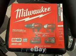 Milwaukee 2691-22 M18 18-Volt Cordless Power Lithium-Ion 2-Tool Combo Kit
