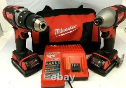 Milwaukee 2691-22 M18 18-Volt Cordless Power Lithium-Ion 2-Tool Combo Kit N