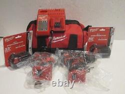 Milwaukee 2691-22 M18 Li-Ion 18V Compact Drill&Impt Kit-SPECIAL-2AH UPGRADE NEW