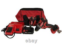 Milwaukee 2801-20 1/2 Drill/Driver & 2650-20 1/4 Hex Impact Driver With Battery