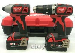 Milwaukee 2997-22 FUEL M18 18-Volt 2-Tool Hammer Drill/Impact Driver Kit, LN