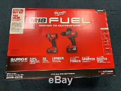 Milwaukee 2999-22CX FUEL 2 Tool Combo Kit SURGE Driver & Hammer Drill Driver New