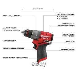 Milwaukee 3403-20 M12 FUEL Cordless 1/2 in. Drill/Driver (Tool Only)
