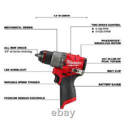 Milwaukee 3404-20 M12 FUEL 12V 1/2 Cordless Hammer Drill/Driver Bare Tool