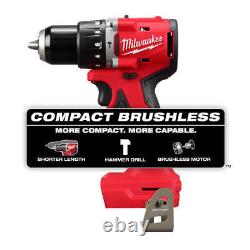 Milwaukee 3602-20 M18 18V 1/2 Compact Brushless Hammer Drill Bare Tool