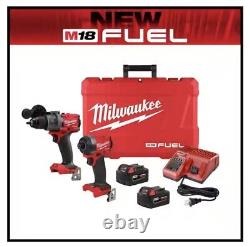Milwaukee 3697-22 M18 FUEL Hammer Drill-Driver/Impact Driver 2-Tool Combo Kit
