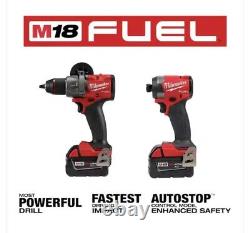 Milwaukee 3697-22 M18 FUEL Hammer Drill-Driver/Impact Driver 2-Tool Combo Kit