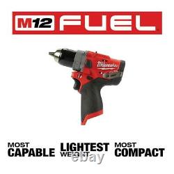Milwaukee Drill Driver 12-Volt Lithium-Ion Brushless Cordless 1/2 in (Tool-Only)