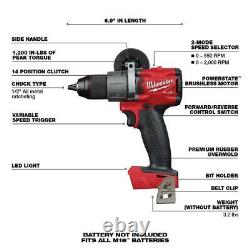 Milwaukee Drill/Driver 18-Volt Lithium-Ion Brushless Cordless (Tool-Only)