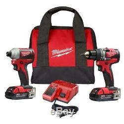 Milwaukee Drill Driver Combo Kit 18-Volt Lithium-Ion Brushless Cordless (2-Tool)