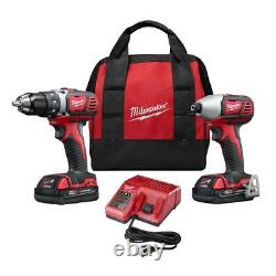 Milwaukee Drill Driver Combo Kit 18-Volt Lithium-Ion Cordless (2-Tool)
