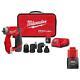 Milwaukee Drill Driver Kit 12-v 3/8 In 4-in-1 Interchangeable Cordless Battery