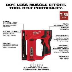 Milwaukee Drill/Driver Kit 12-V Cordless 3/8 in with Crown Stapler 6.0 Ah Battery
