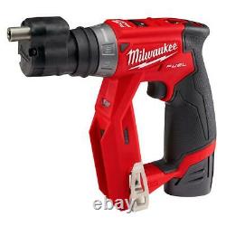 Milwaukee Drill Driver Kit 4-Tool Heads 12-Volt Lithium-Ion Brushless Cordless