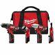 Milwaukee Electric Tool 2493-24 M12 Lithium Ion 4 Piece Ratchet Drill Impact And