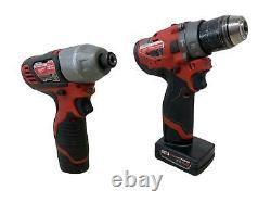 Milwaukee Electric Tools 2598-22 M12 Fuel 2 Pc Kit- 1/2 Hammer Drill & 1/4