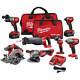 Milwaukee Fuel M18 2997-27 18-volt 7-tool Drill/driver/grinder/saws/wrench Combo