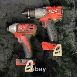 Milwaukee Fuel 2804-20 1/2 Hammer Drill & 2656-20 1/4 Hex Impact Driver Tools