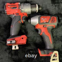Milwaukee Fuel 2804-20 1/2 Hammer Drill & 2656-20 1/4 Hex Impact Driver Tools
