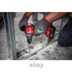 Milwaukee Hammer Drill Driver 18V Lithium-Ion Brushless 1/2-Inch Red (Tool-Only)
