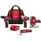 Milwaukee Impact Driver Combo Kit With Oscillating Multi-tool And Jig Saw 12v Red