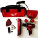 Milwaukee M12 12v Cordless Drill/driver, Multi-tool. (2)battery, Charger, Bag New