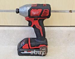 Milwaukee M12 12V Cordless Drill/Impact Driver 2-Tool Combo Kit Pre-owned