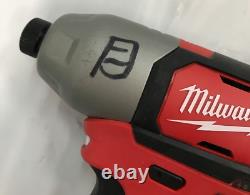 Milwaukee M12 2407-22 Cordless Drill/Driver & 2462-20 Impact Driver Combo Kit