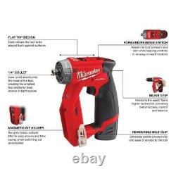 Milwaukee M12 FUEL Drill Driver 3/8 in. 18-Volt 4-in-1 Installation 4-Tool Heads