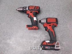 Milwaukee M18 Combo Drill impact Driver Set with 1 Battery & Charger