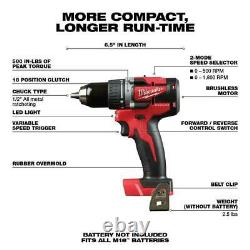 Milwaukee M18 Compact Brushless 1/2 Drill Driver Bare Tool 2801-20