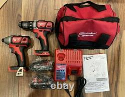 Milwaukee M18 Cordless LITHIUM-ION 2-Tool Combo 2961-22 withBatteries/Charger/Bag