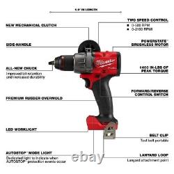 Milwaukee M18 FUEL 18V Lithium-Ion Brushless Cordless 1/2 Hammer Drill/ Driver